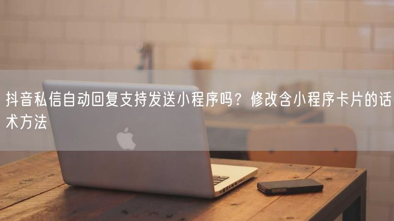 抖音私信自动回复支持发送小程序吗？修改含小程序卡片的话术方法